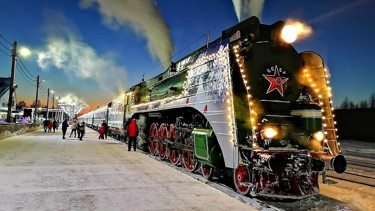 "Поезд Деда Мороза 2023–2024" в Санкт-Петербурге